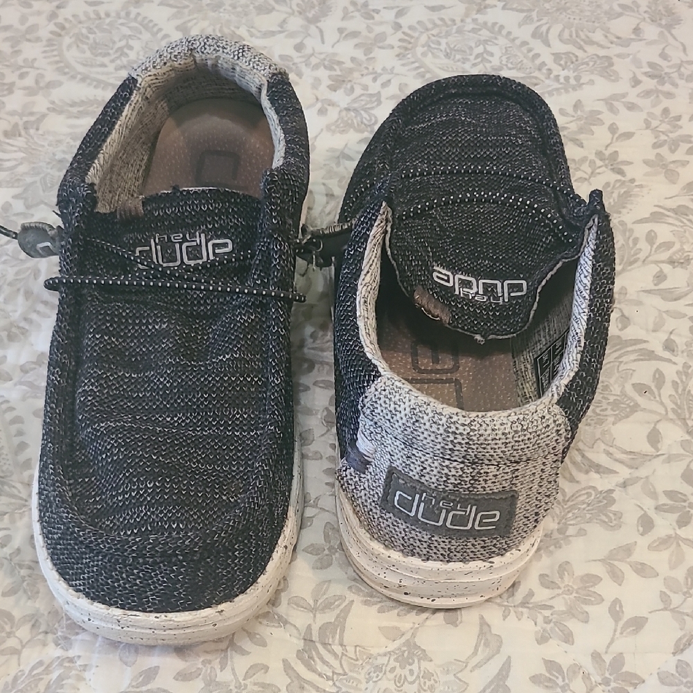 Hey Dude Kids Charcoal Moccasins